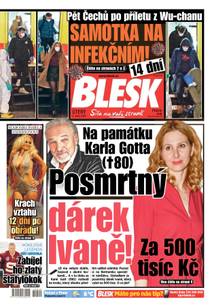 Obálka BLESK - 4.2.2020