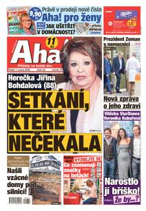 Obálka Aha! - 7.2.2020