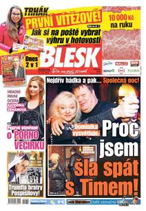 Obálka BLESK - 15.2.2020