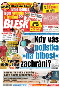 Obálka BLESK - 21.2.2020
