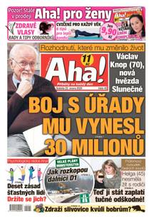 Obálka Aha! - 22.2.2020