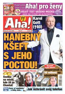 Obálka Aha! - 25.2.2020