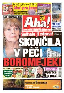 Obálka Aha! - 26.2.2020