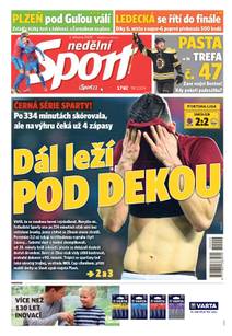 Obálka nedělní Sport - 9/2020
