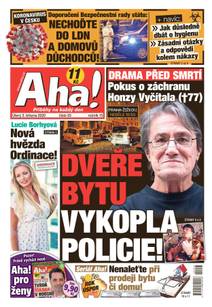 Obálka Aha! - 3.3.2020