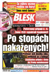 Obálka BLESK - 3.3.2020