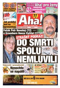 Obálka Aha! - 4.3.2020