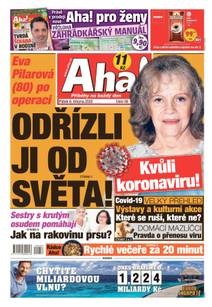 Obálka Aha! - 6.3.2020