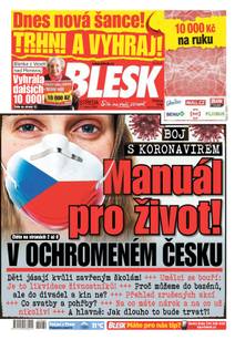 Obálka BLESK - 11.3.2020