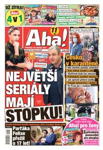 Obálka Aha! - 18.3.2020