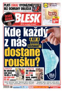 Obálka BLESK - 19.3.2020