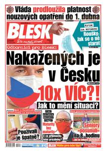 Obálka BLESK - 24.3.2020