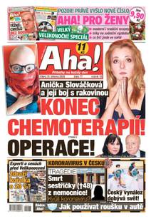 Obálka Aha! - 31.3.2020