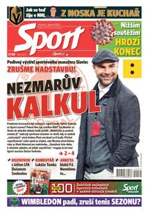 Obálka Sport - 2.4.2020