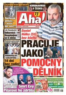 Obálka Aha! - 4.4.2020