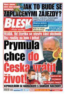 Obálka BLESK - 7.4.2020