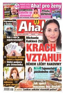 Obálka Aha! - 9.4.2020