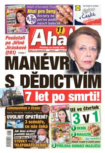 Obálka Aha! - 14.4.2020