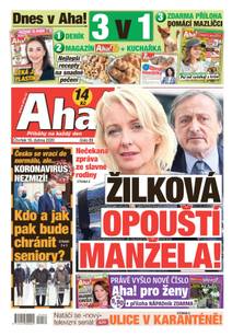 Obálka Aha! - 16.4.2020