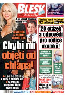 Obálka BLESK - 16.4.2020