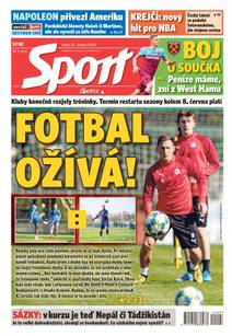 Obálka Sport - 21.4.2020