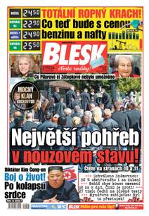 Obálka BLESK - 22.4.2020