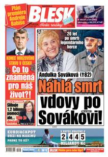 Obálka BLESK - 23.4.2020