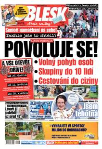 Obálka BLESK - 24.4.2020