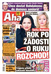 Obálka Aha! - 25.4.2020