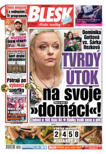 Obálka BLESK - 30.4.2020