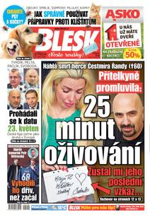 Obálka BLESK - 13.5.2020