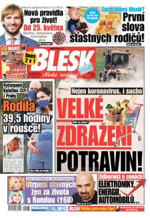 Obálka BLESK - 16.5.2020