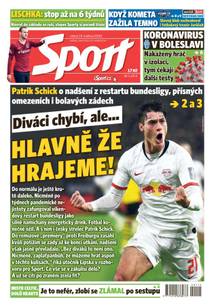Obálka Sport - 19.5.2020