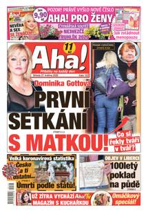 Obálka Aha! - 27.5.2020