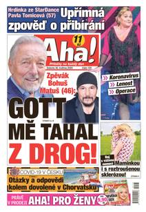 Obálka Aha! - 30.5.2020