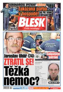 Obálka BLESK - 2.6.2020
