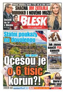 Obálka BLESK - 9.6.2020