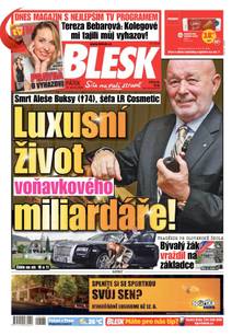 Obálka BLESK - 12.6.2020
