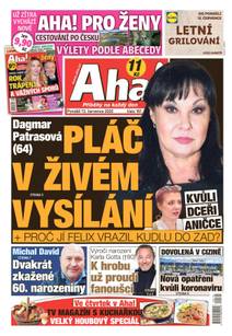 Obálka Aha! - 13.7.2020