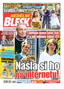 Obálka NEDĚLNÍ BLESK - 29/2020