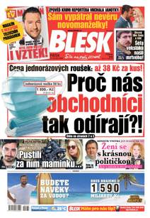 Obálka BLESK - 31.7.2020