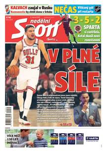 Obálka nedělní Sport - 31/2020