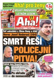 Obálka Aha! - 4.8.2020