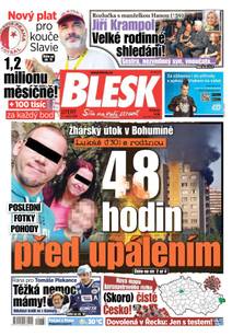 Obálka BLESK - 11.8.2020