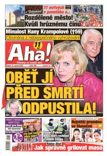 Obálka Aha! - 14.8.2020