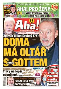 Obálka Aha! - 18.8.2020