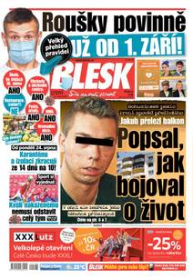 Obálka BLESK - 18.8.2020