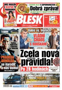 Obálka BLESK - 21.8.2020