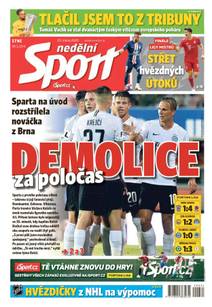 Obálka nedělní Sport - 34/2020
