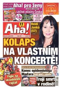 Obálka Aha! - 25.8.2020